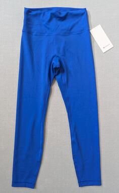 NWT lululemon Wunder Train No Line High-Rise Tight 25" Beach Ball Blue Size 8